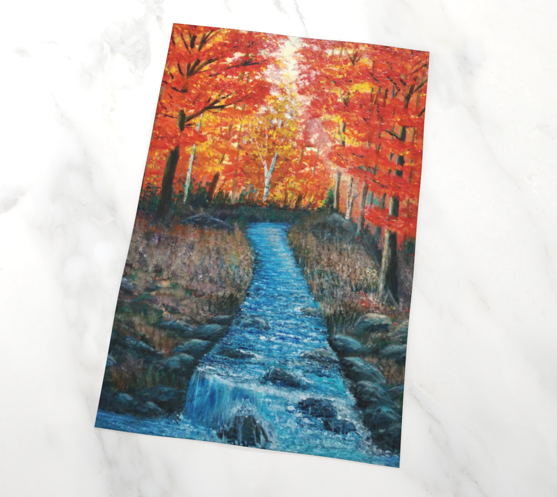 Autumn Dance tea towel